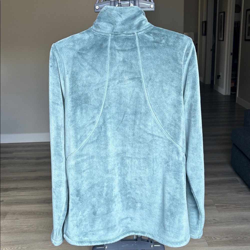 Athleta Karma Recover Stretch Full Zip Sage/Gray Jacket for Women (Medium) - Picture 2 of 9
